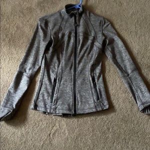 Long sleeve tight zip up